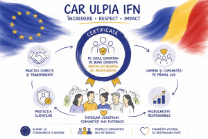 Ce înseamnă pentru tine, ca membru, faptul că CAR Ulpia respectă Codul European de Bună Conduită în Microfinanțare